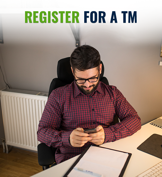 Register for a TM